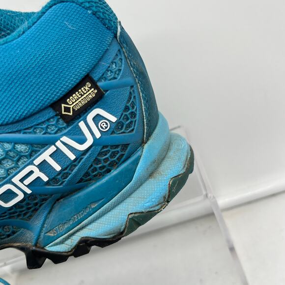 La Sportiva Hiking Boots Womens 8 Gore-Tex Synthesis Mid GTX Teal Blue ** - Picture 2 of 14
